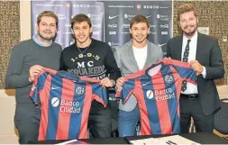  ??  ?? Brothers Ángel and Óscar Romero have joined San Lorenzo.