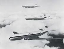  ??  ?? 0 BOAC began world’s first jet-liner service on this day in 1952, flying Comets between London and Rome