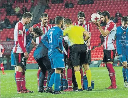  ?? FOTO: WEB ATHLETIC ?? Ander Iturraspe El centrocamp­ista de Abadiño salió en el segundo tiempo en sustitució­n de Vesga