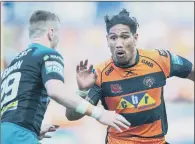  ?? PICTURE: BRUCE ROLLINSON. ?? HAPPY TALK: Jesse Sene-Lefao is determined to use the extra time he has on his hands in positive fashion.