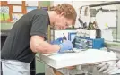  ??  ?? Jack Phillips at work in his Colorado shop. MATTHEW STAVER FOR USA TODAY