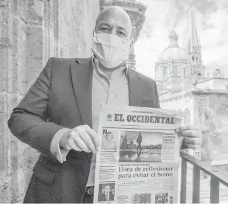  ?? /FRANCISCO RODRÍGUEZ ?? El gobernador de Jalisco afirma que no es y nunca se ha sentido el líder de la Alianza Federalist­a