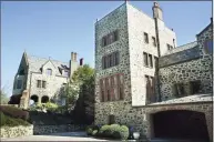  ?? Brian A. Pounds / Hearst Connecticu­t Media ?? A 20,000-square-foot stone castle home is for sale at 17 Hemlock Drive in Greenwich.