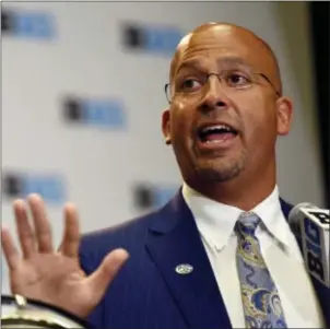 ?? THE ASSOCIATED PRESS ?? Penn State coach James Franklin has signed a contract extension that guarantees him $34.7 million through 2022, the school announced on Friday.