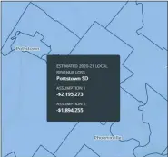  ?? IMAGE FROM SCREENSHOT ?? The latest estimates show Pottstown losing between $1.9 million and $2.2million in local revenues in the coming fiscal year due to the economic impact of the coronaviru­s pandemic.