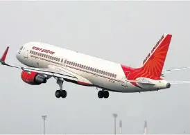  ?? /Reuters ?? Baggage: Air India was bailed out in 2012 with $5.8bn of federal funding and it posted a loss of $880m in the last financial year. Previous attempts to sell the airline have floundered.