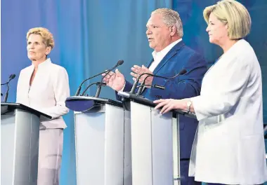  ?? FRANK GUNN/THE CANADIAN PRESS ?? “We, as a society, need to stop thinking about ourselves and focus on the greater good … We owe it to ourselves as Ontarians to think of the long term and not worry about the nickels and dimes,” writes Brad Globe of Whitby.