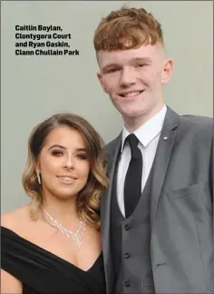  ??  ?? Caitlin Boylan, Clontygora Court and Ryan Gaskin, Clann Chullain Park