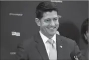  ?? ASSOCIATED PRESS PHOTOS ?? IN THIS JULY 24 file photo, House Speaker Paul Ryan speaks during a news conference following a GOP caucus meeting on Capitol Hill in Washington.