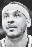  ??  ?? CARMELO ANTHONY
Expected to opt out.