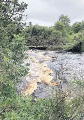  ??  ?? Rushing
The River Allan at Dunblane by Sinead Ni Riain