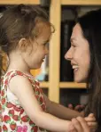  ??  ?? ‘BETTER NOW’: Caitriona Lally with her daughter