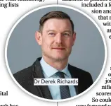  ??  ?? Dr Derek Richards