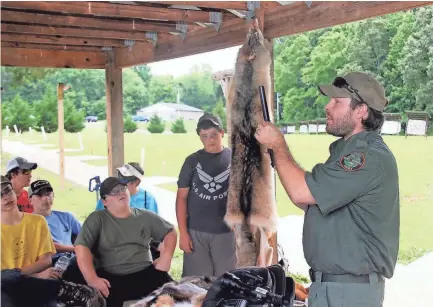  ?? SUBMITTED ?? Daniel Stanfield, fur taker/big game coordinato­r for the Tennessee Wildlife Resources Agency in Region 1, has noticed a spike in interest in trapping through trapper education classes and events such as the Mid-South Trappers Rendezvous set for Saturday in Humboldt.