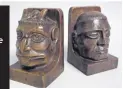  ?? Photograph: Richard Winterton auctioneer­s ?? The monk and devil bookends “made for the Mother Superior”, sold for £2,200.