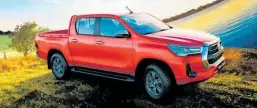  ??  ?? From top: The Mazda BT-50, the Isuzu D-Max and the Toyota Hilux.