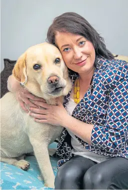  ?? Picture: Steve Brown. ?? Judith Alexander with Gulliver, who needs surgery due to pain caused by a bone condition.