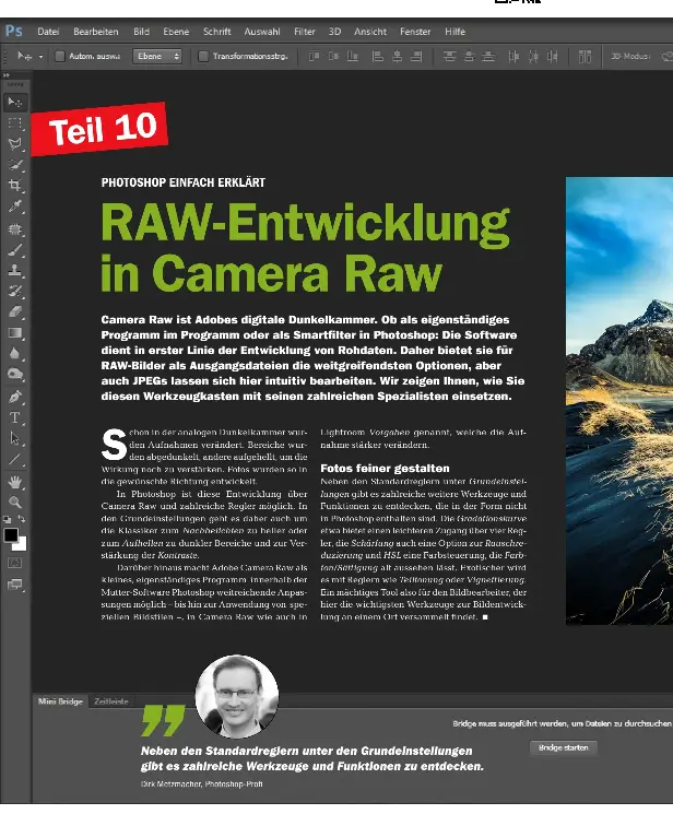 Raw Entwicklung In Camera Raw Pressreader