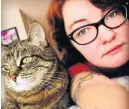  ??  ?? MAULED: Katherine Chappell with a pet cat, and right, the last picture she posted on Instagram