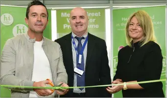  ??  ?? Gary Kelly with Martin Smith and Siobhan Lyons launching the programme.