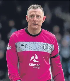  ??  ?? Veteran keeper Rab Douglas has re-signed for Arbroath.