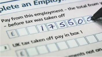  ?? PHOTO: PA IMAGES ?? The latest HMRC figures for the 2017-18 tax year show the median income for a self-employed worker was £12,500.