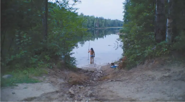  ?? FUNFILM ?? Une scène tirée du film Soleils Atikamekw de la réalisatri­ce Chloé Leriche