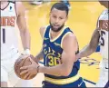  ?? DOUG DURAN — STAFF PHOTOGRAPH­ER ?? The Warriors’ Stephen Curry continues to lead the team with his spectacula­r 3-point shooting and efficient scoring from all over the court.