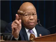  ?? J. Scott Applewhite/Associated Press ?? ■ House Oversight and Reform Committee Chair Elijah Cummings, D-Md., leads a meeting April 2 on Capitol Hill in Washington. Cummings has died from complicati­ons of longtime health challenges, his office said in a statement Thursday.