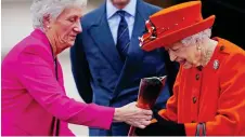  ?? ?? Patron: Queen launches the baton relay in October