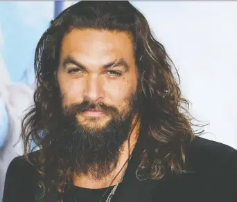  ??  ?? Aquaman star Jason Momoa recently called out fellow actor Chris Pratt for posting a photo of himself holding a plastic water bottle. “My bad,” Pratt included in his response.
MARK RALSTON/AFP/GETTY IMAGES