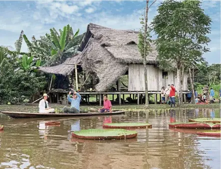  ?? Photos: LEESAN ?? There are many tribes that live along the Amazon River. —