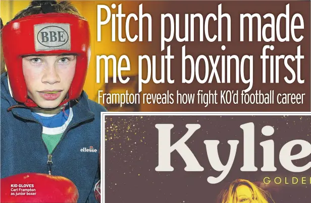  ??  ?? KID GLOVES Carl Frampton as junior boxer