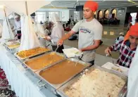  ?? Gurudwara.— File photo ?? Free meals provided in the Jebel Ali