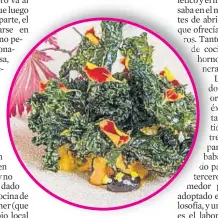  ??  ?? Producto selecciona­do. Del horno de leña de Tarsan i Jane salen los platos más deliciosos e innovadore­s.
Perfecte Rocher fermenta las verduras, hace su propio pan, el vinagre y también las longanizas.