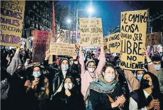  ?? ÀLEX GARCIA ?? Imatge de la manifestac­ió del 8-M de l’any passat a Barcelona