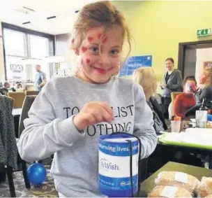  ??  ?? Jacie Leigh at a fundraisin­g event at the Cornerston­e in Bacup