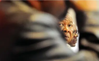  ?? PICTURE: ITUMELENG ENGLISH ?? OUTSPOKEN: SACP general secretary Blade Nzimande addresses the media before its 14th national congress at Birchwood Hotel in Boksburg.