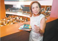  ??  ?? La senadora Josefina Vázquez Mota saludó posturas en favor de que no prescriban los delitos contra niñas, niños y adolescent­es