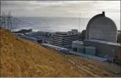  ?? MICHAEL A. MARIANT — THE ASSOCIATED PRESS, FILE ?? One of Pacific Gas & Electric's Diablo Canyon Power Plant's nuclear reactors in Avila Beach is viewed Nov. 3, 2008.