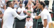  ?? Getty ?? Nick Kyrgios and Rafael Nadal have also exchanged words