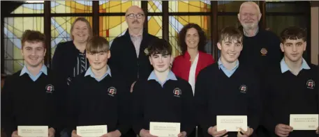  ??  ?? FRONT: Dermot Clancy, William Whitney, Oisín Kehoe, Donal Buckley and John Harpur. BACK: Sharon Murphy, Myles Courtney, Shirley Dempsey and Mick Seale.