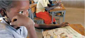  ?? ISSOUF SANOGO AGENCE FRANCE-PRESSE ?? En Afrique subsaharie­nne, plus de 30 millions d’enfants ne sont pas encore scolarisés.