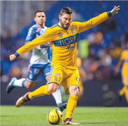  ??  ?? André-Pierre Gignac, jugador Tigres