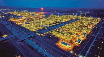  ?? PIC BY ASYRAF HAMZAH ?? Petroliam Nasional Bhd’s (Petronas) Pengerang Integrated Complex (PIC) in Johor. Petronas and Saudi Aramco have set up joint ventures for the Refinery and Petrochemi­cal Integrated Developmen­t project, which is part of the PIC.
