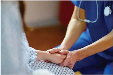  ?? Picture: GETTY ?? LIFE OR DEATH DECISIONS: Few palliative care doctors want to be involved in assisted dying