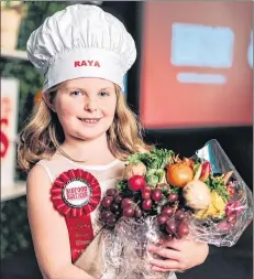  ?? SUBMITTED PHOTO ?? Raya Cann-Boisvert, 8, of Arlington created Raya’s Macaroni Madness for her contributi­on to the Kids Food Nation contest. She was one of two Prince County kids who won the right to represent the Island at the annual awards gala.