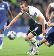  ??  ?? GOAL-GETTER: Harry Kane’s next target is Manchester United