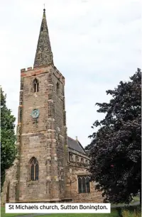  ?? ?? St Michaels church, Sutton Bonington.