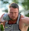  ??  ?? Tom Walsh has started his world championsh­ips buildup with a respectabl­e 21.64m winning throw in Tucson.